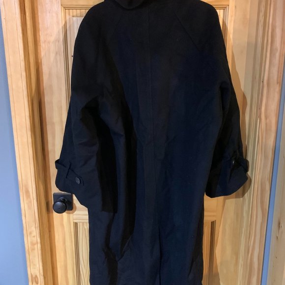 Gentle Herd Black Wool-Cashmere Coat - Picture 4 of 6